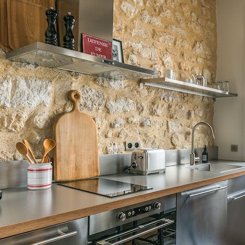 the modern kitchen