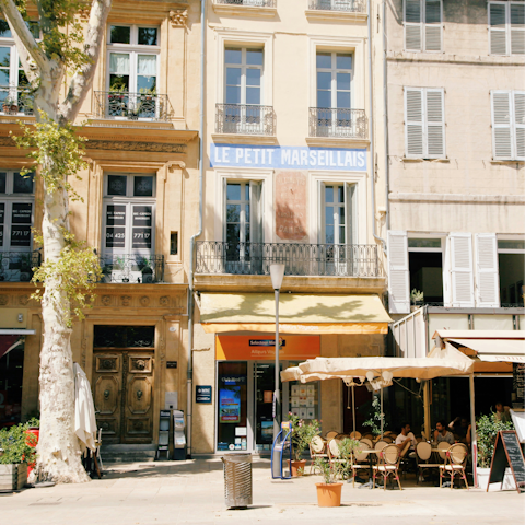Visit charming Aix-en-Provence, a half-hour drive away