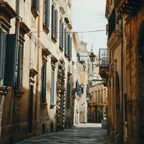 Stay in the historic centre of Lecce