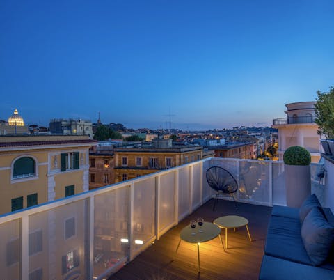 The romantic little terrazza