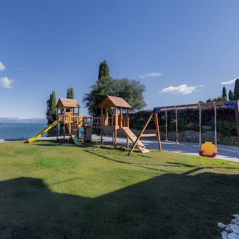 Watch on as the children enjoy the playground