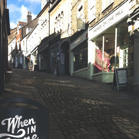 Stay near Frome with its rich history and culture