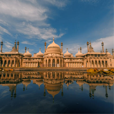 Pay a visit to the seaside city of Brighton, twenty-five miles away