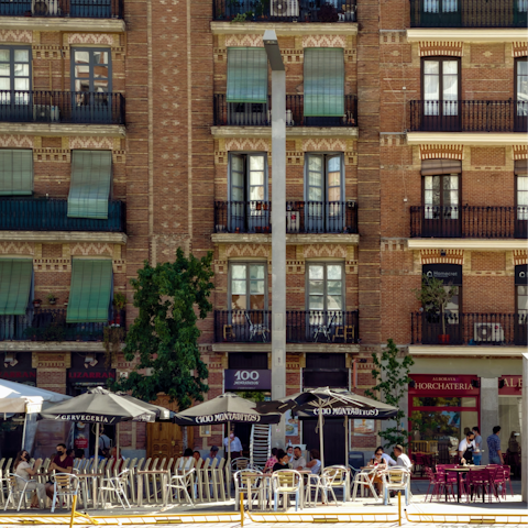 Stay in the Salamanca neighbourhood with its luxury boutiques and restaurants