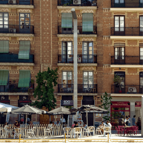 Stay in the Salamanca neighbourhood with its luxury boutiques and restaurants