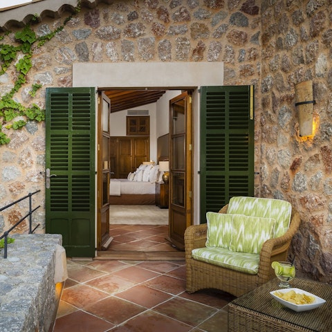 Enjoy breakfast on the terrace each morning