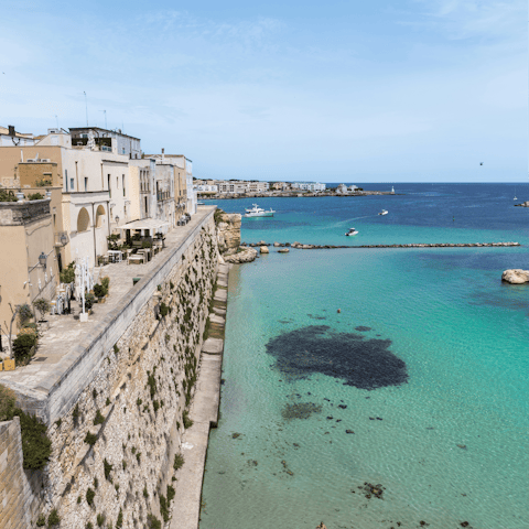 Take a day trip to Otranto, a fifteen-minute drive away