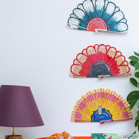 characterful soft furnishings & artwork