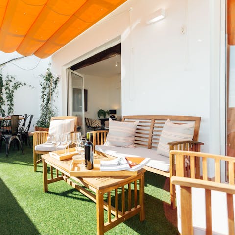 Start your mornings with a coffee in the fresh air