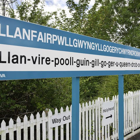 Explore the village that boasts the longest name in Britain – just 1 mile away