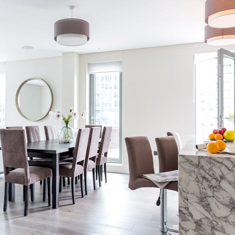 Sophisticated dining