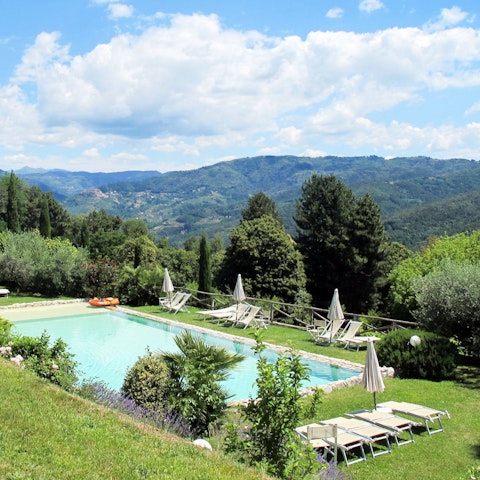 Spend days sunning yourself around the shared pool