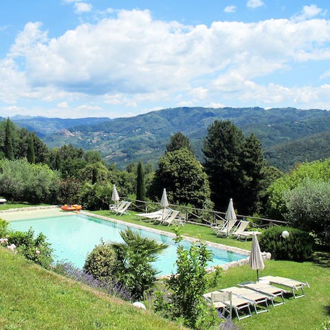 Spend days sunning yourself around the shared pool