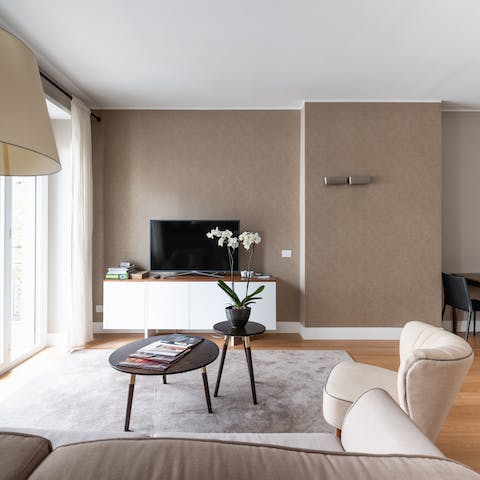 Neutrals in the living room
