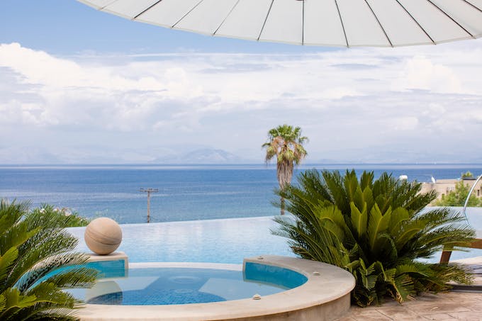 Mountains, River, Sea