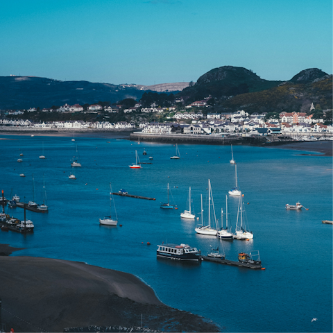 Explore the beautiful coast of North Wales starting at Conwy