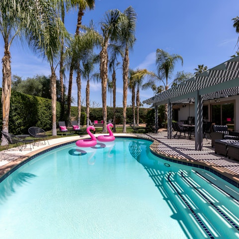 Savour the sunshine in the blissful backyard