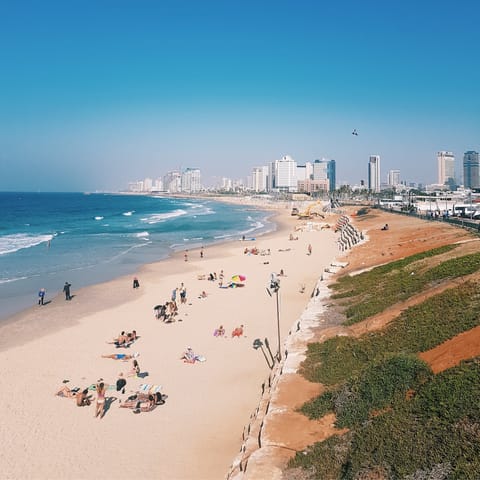 Head to any of the beaches dotted along the coast, only minutes away