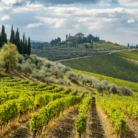 Visit Radda in Chianti, just 5km away