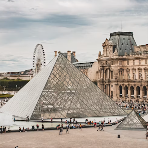 Walk to the Louvre through the Marais’s historic streets