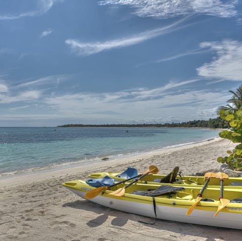 Paddle out from the beach for a whole new perspective