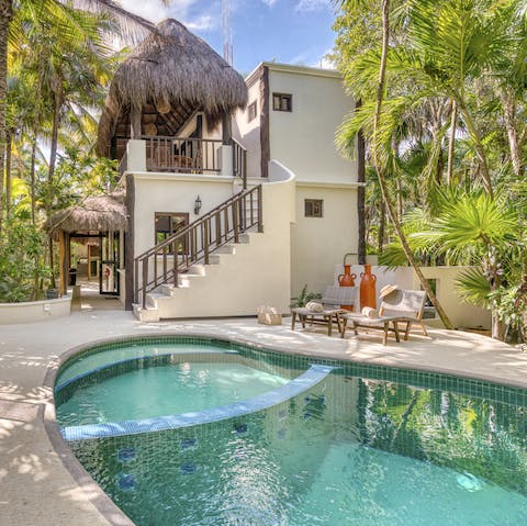 Dip your toes in the pristine pool