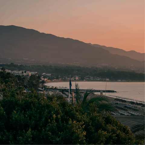 Explore nearby Marbella or spend the day on Casablanca Beach