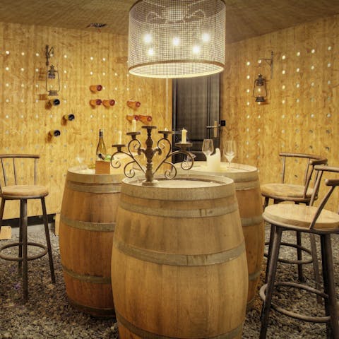 Celebrate life's special moments with drinks at the home bar