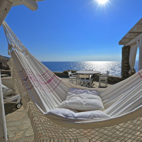 Unwind and reset amid the tranquil setting of the terrace