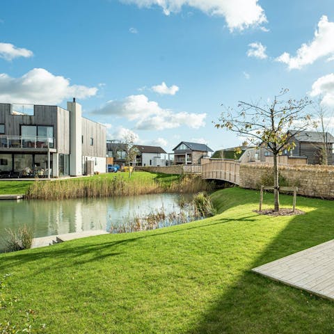 Try paddleboarding from the home's private jetty, there's a hire centre closeby