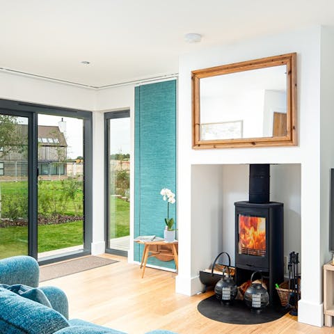 Curl up beside the fire in winter months and break out the board games