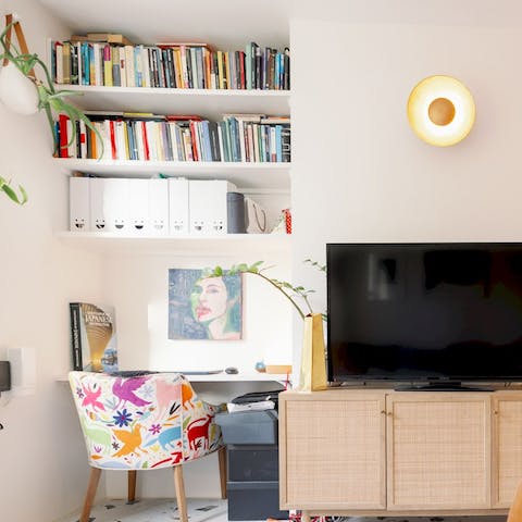 Fire off emails from the desk space