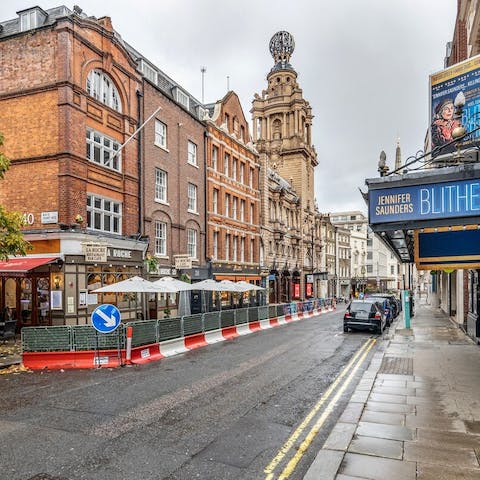 Make the most of staying in Covent Garden and catch a show in town