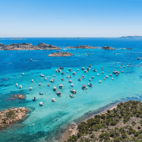 Stay in the south of Sardinia, a short drive from the Mediterranean Sea