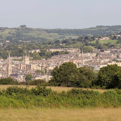 Begin your stay with a day trip to the historic city of Bath