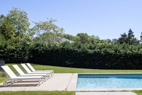 Stretch out on the sun loungers beside the sparkling pool