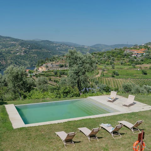 Unwind poolside in the serene gardens
