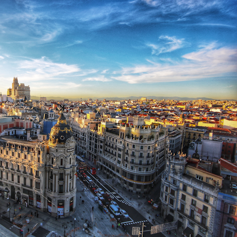 Hop on the metro at Ríos Rosas and see the sights of Madrid