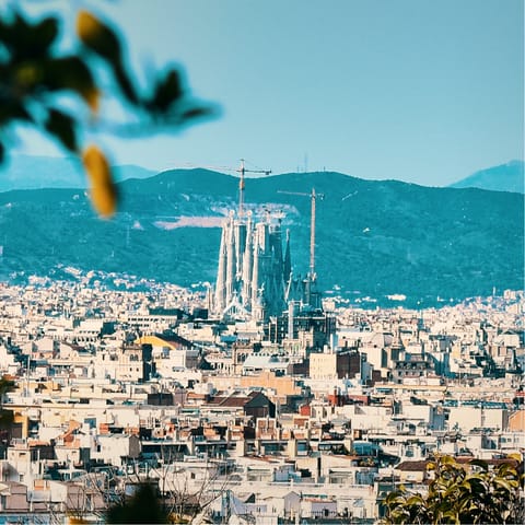 Explore the vibrant streets of Barcelona – a short train ride away
