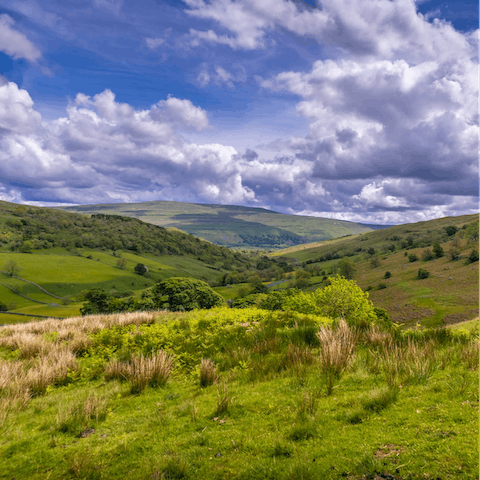 Embrace the great outdoors – the Yorkshire Dales National Park is a twenty-minute drive away