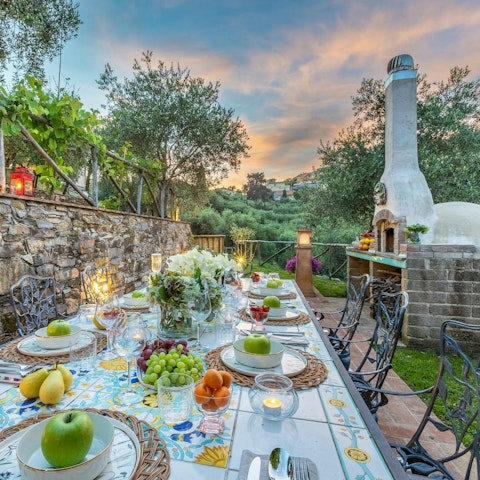 Fire up the barbeque and dine alfresco