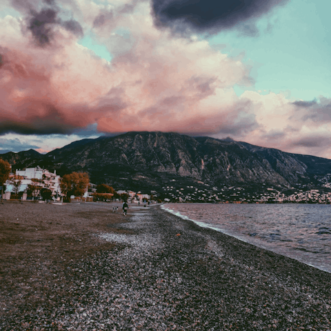 Discover the bustling city of Kalamata, where ancient ruins, beautiful sunsets and golden beaches await