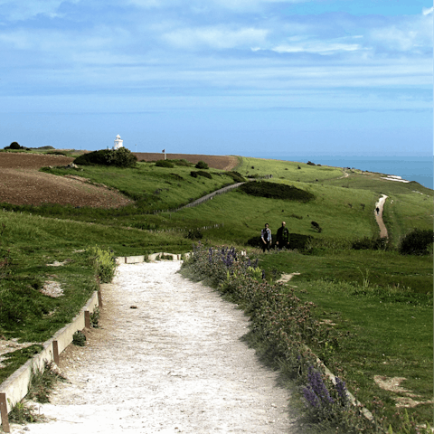 Spend a day exploring pretty Dover, a fifteen-minute drive away