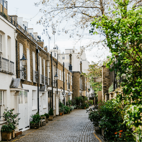 Stay in Kensington, one of London's most charming locales