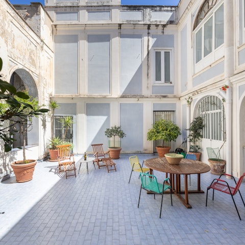 Enjoy alfresco dining on the large private terrace