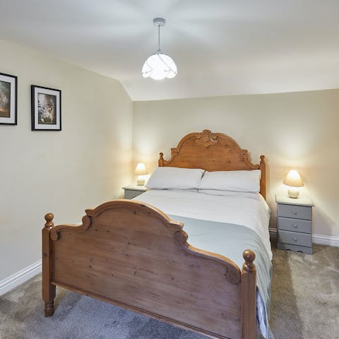 Retreat to one of the bedrooms after a day of sightseeing