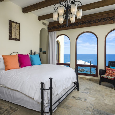 Wake up to vistas of endless blue