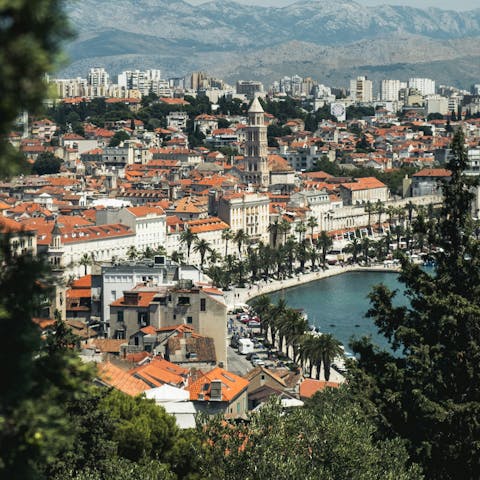Take a 40-kilometre drive to see the city of Split