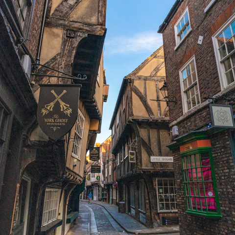 Stay just a fifteen-minute walk from the heart of this historic city