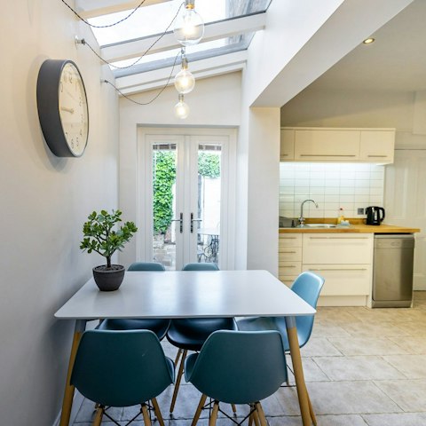 Cook and dine at home in the contemporary kitchen
